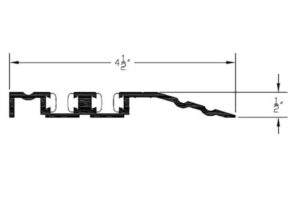 Stanley 4.5in Tapered Threshold Image