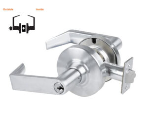 ALX80P - Fitting room lock, standard core Image